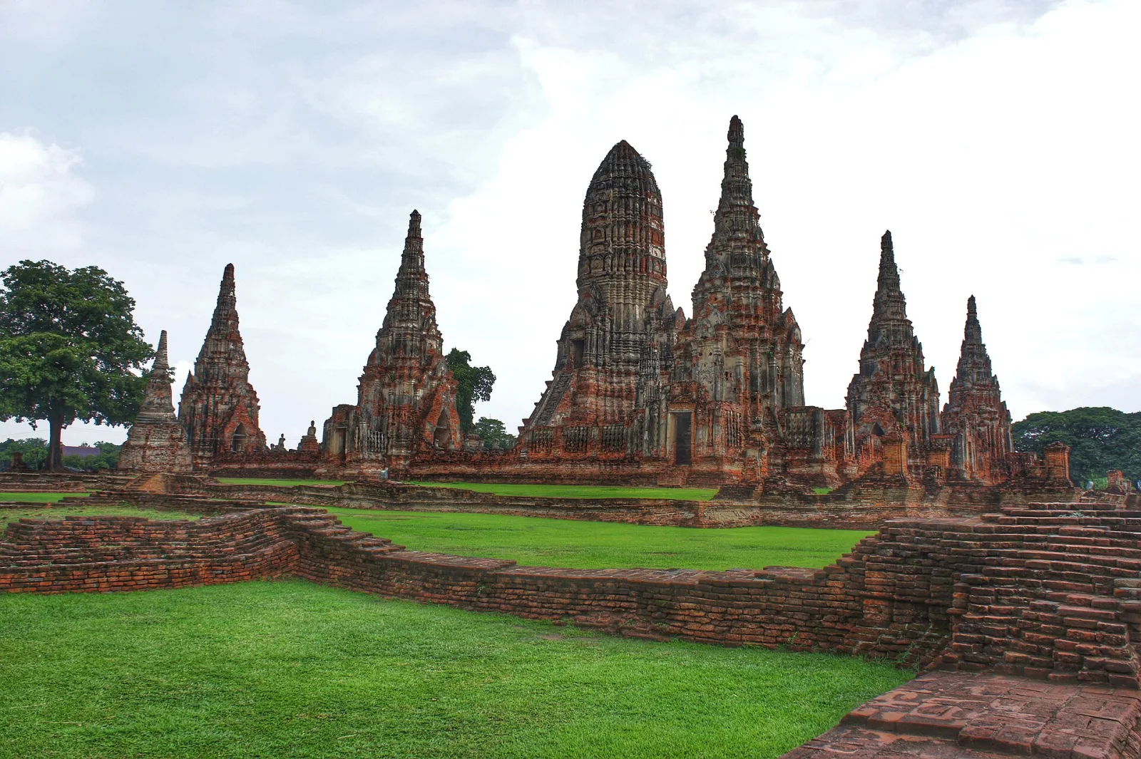 As ruínas de Ayutthaya, antiga capital do reino