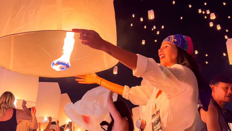 Tailândia — Festival das Lanternas