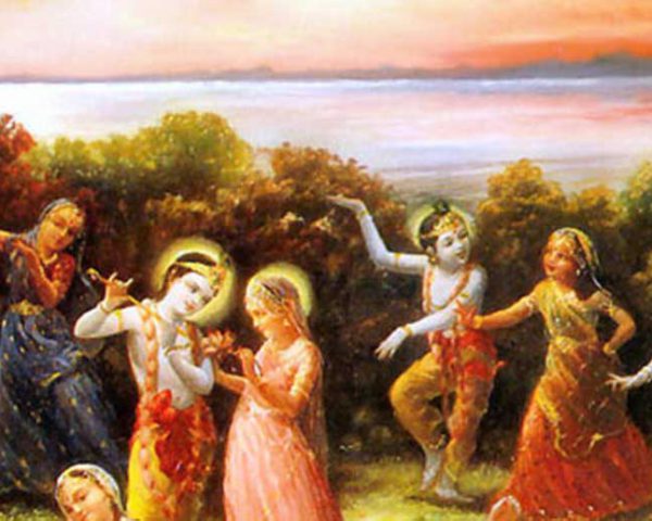 Dançando com as Gopis em Vrindavan